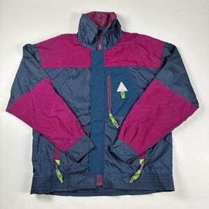 002 - VINTAGE 90s GERRY OUTDOORS MULTI COLOR WINDBREAKER